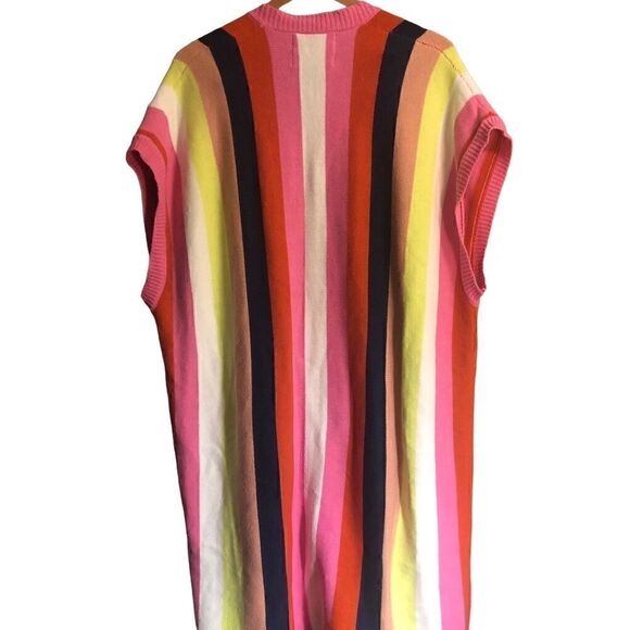 Anthropologie Rainbow Striped Kimono Cotton Cardigan. OS - Picture 2 of 3